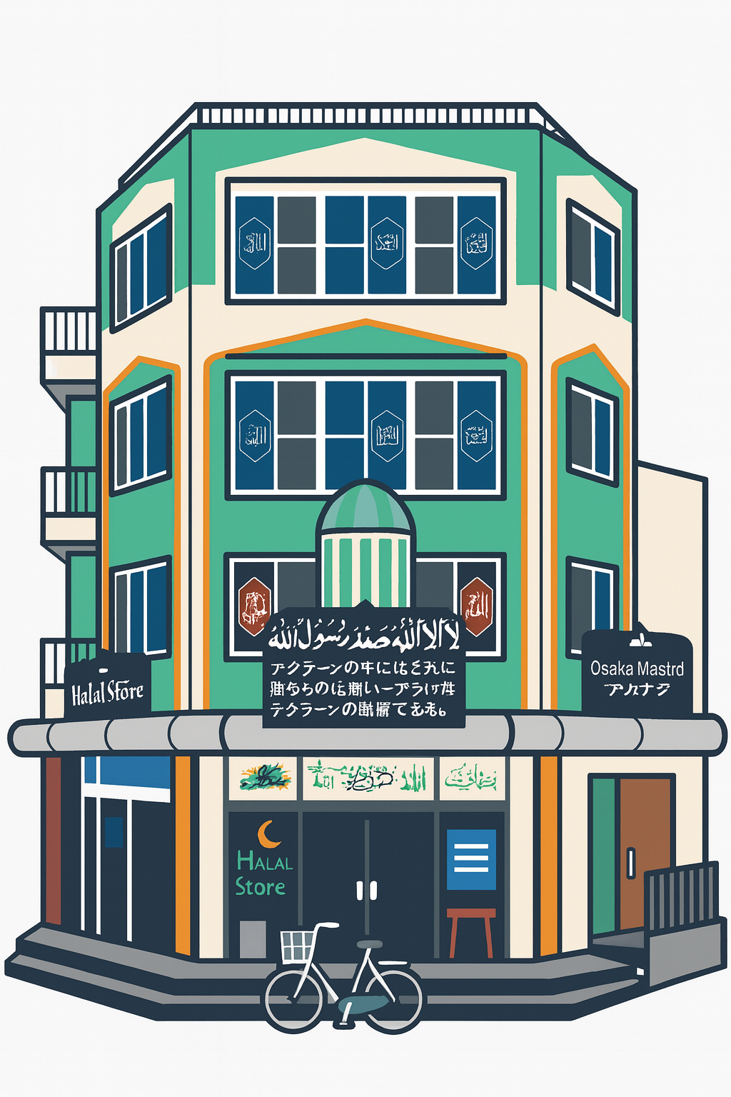 Vector Image of MAsjid